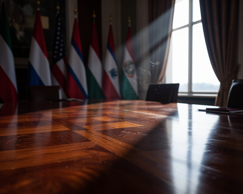 Diplomatic Tension Atmosphere