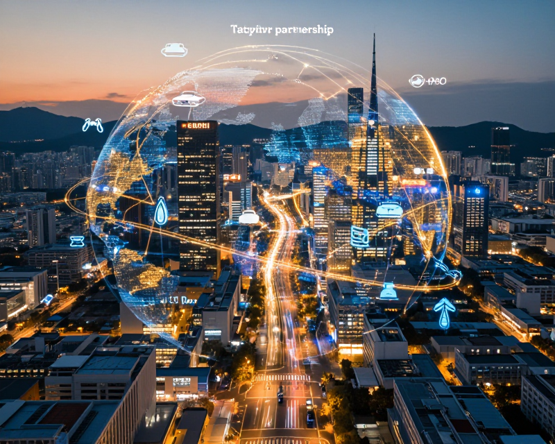 Futuristic Digital Connectivity