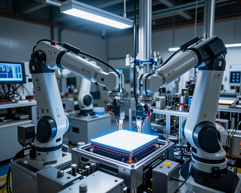 High-tech Semiconductor Manufacturing Scene