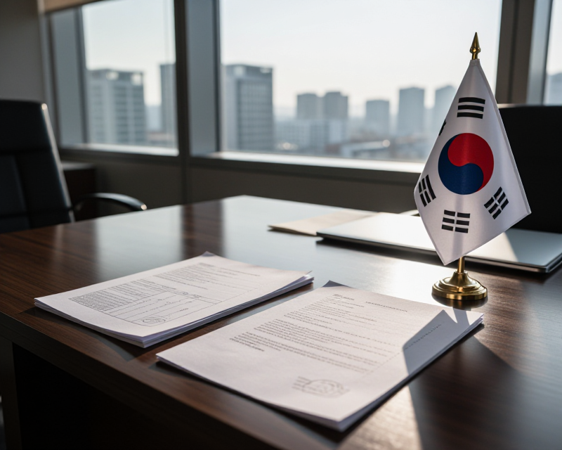 Symbolic representation of South Korean government leadership