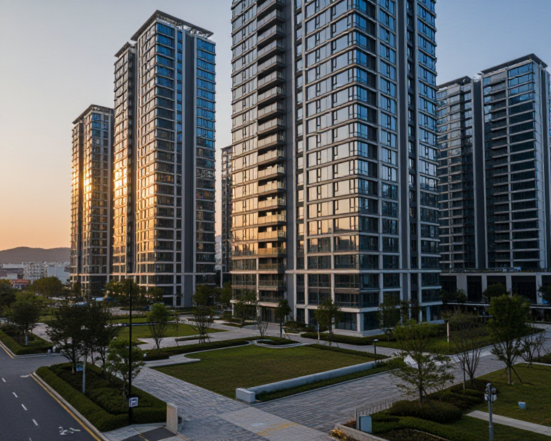Modern Apartment Complex in Dongtan