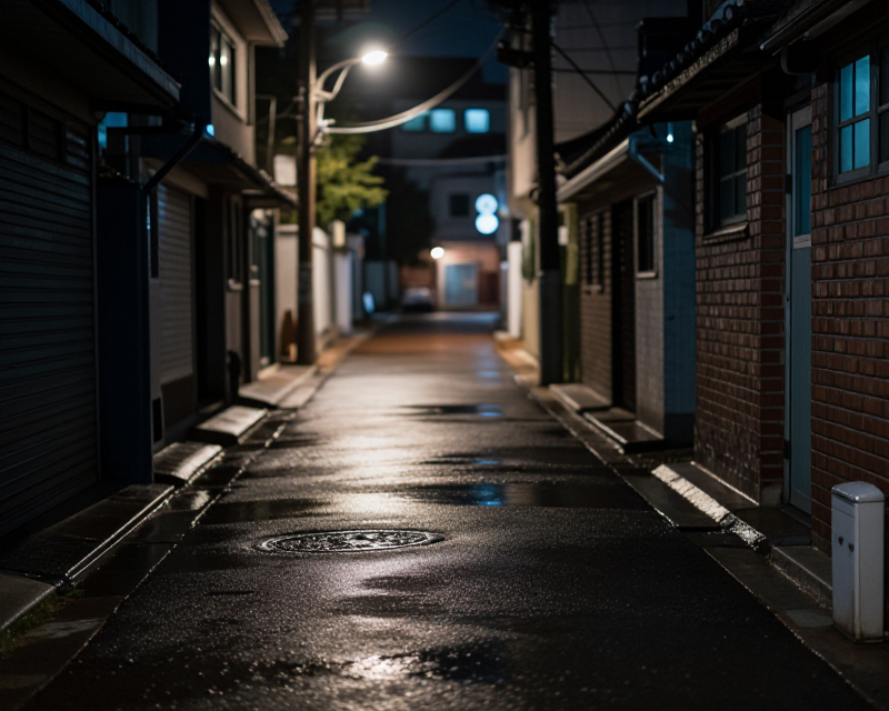 Seoul Night Alleyway