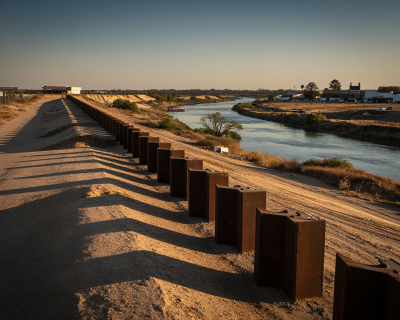 Border Wall Construction Tension