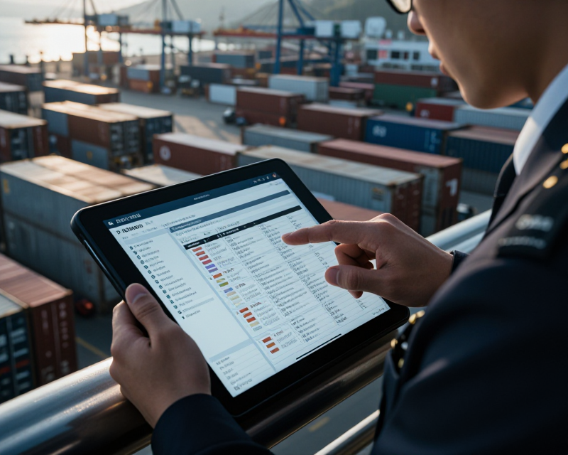 Customs Inspection Scene