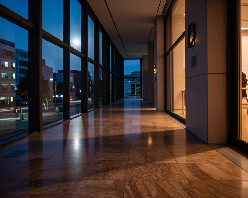 Museum Hallway Atmosphere